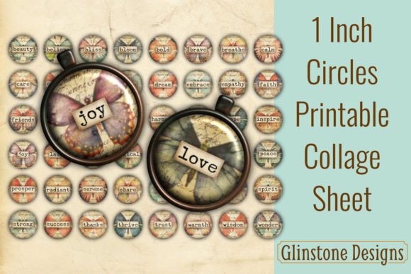 Download Inspirational Butterflies 1 Inch Circles - Butterflies Collection