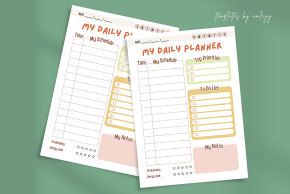Download Cute Aesthetic Daily Planner Printable - Planner printable Collection