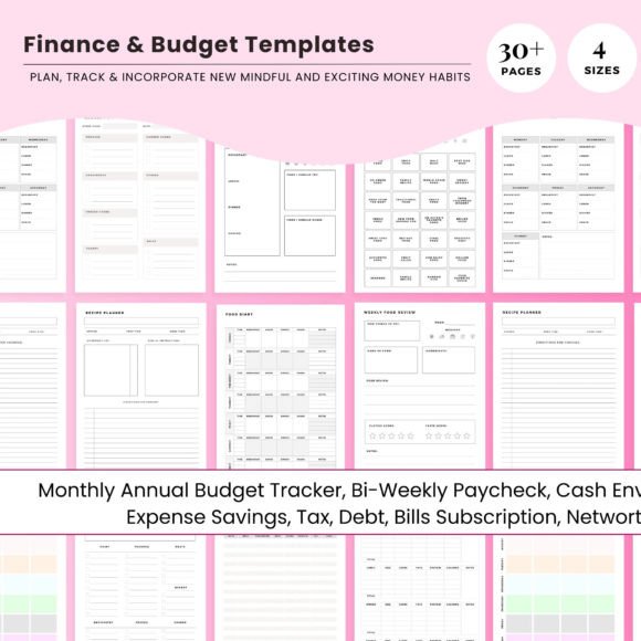 Download Budget Planner Printable Finance Tracker - Planner printable Collection