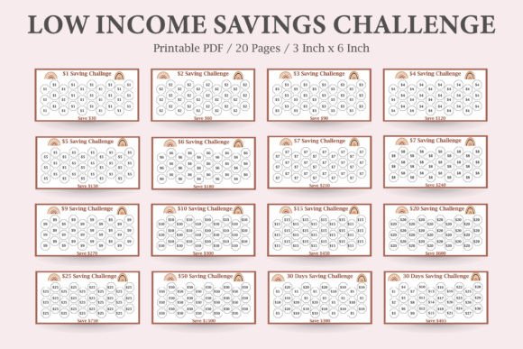 Download Savings Challenge Bundle - Premium Resources