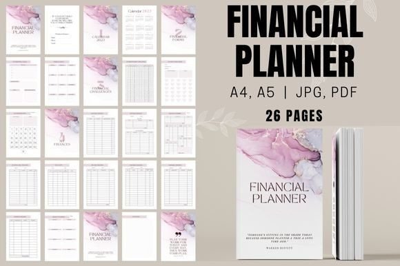 Download Financial Planner Printable, Journal - Planner printable Collection