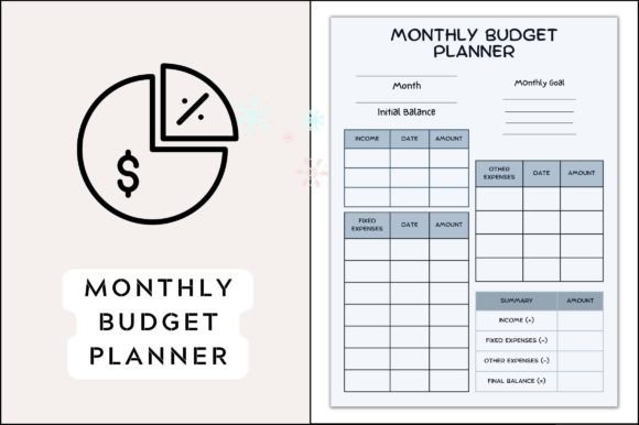 Download Monthly Budget Planner Printable - Planner printable Collection