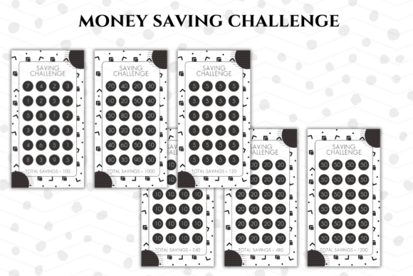 Download Money Saving Challenge Printable A6 Size - Premium Bundle