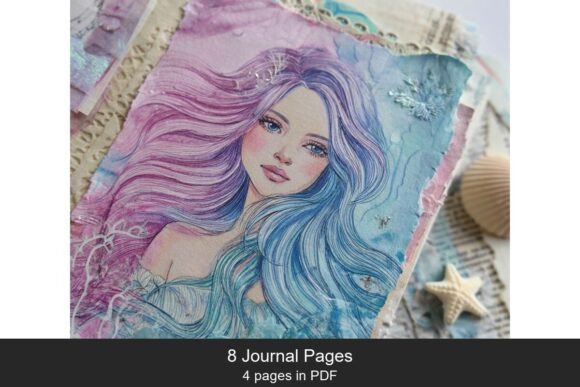 Download Pastel Mermaid Journal Pages - Journal pages Collection