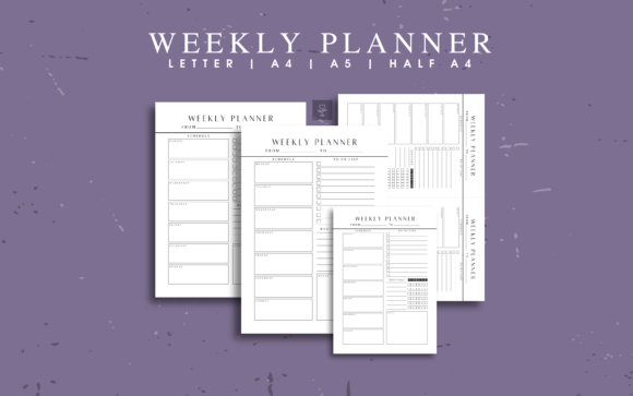Download Weekly Planner Printable Template - Planner printable Collection
