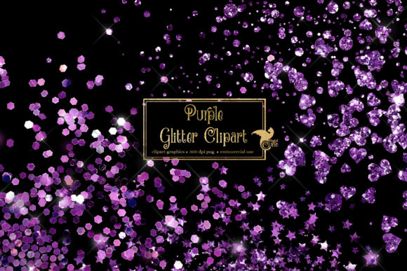 Download Purple Glitter Clipart - Glitter Collection
